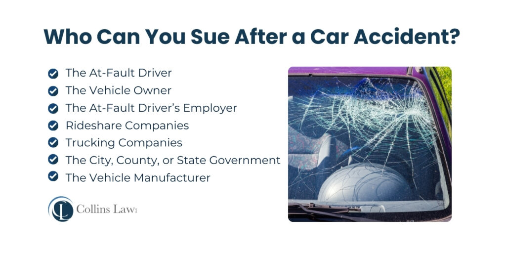 who can you sue after a car accident in alabama
