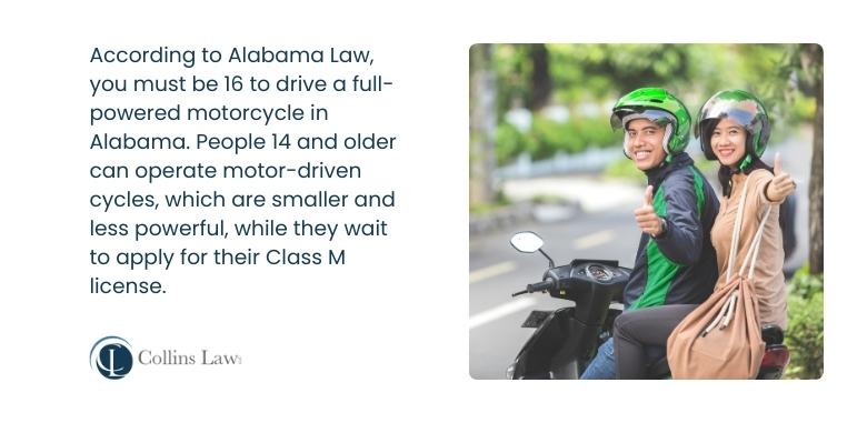 How Old Do You Have to Be to Drive a Motorcycle in Alabama