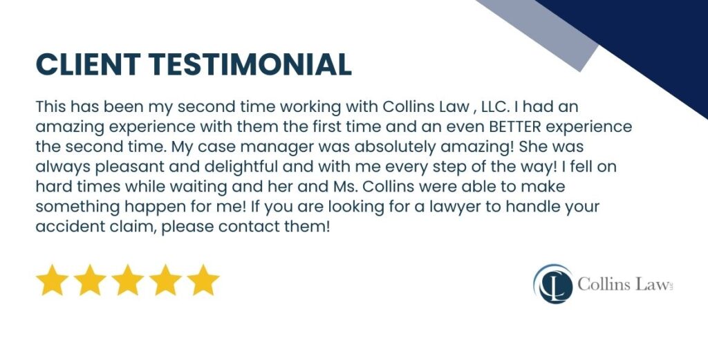 Client testimonial - Collins Law