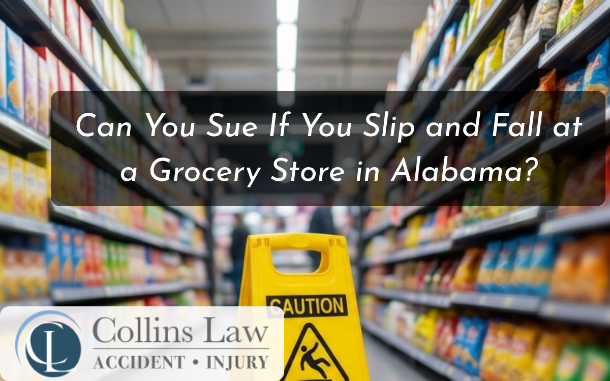 Can You Sue If You Slip and Fall at a Grocery Store in Alabama